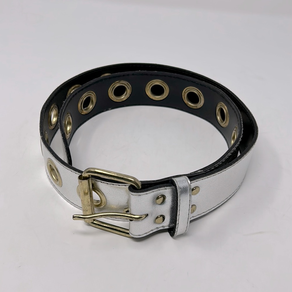 Silver & Gold Hole Belt Size 16